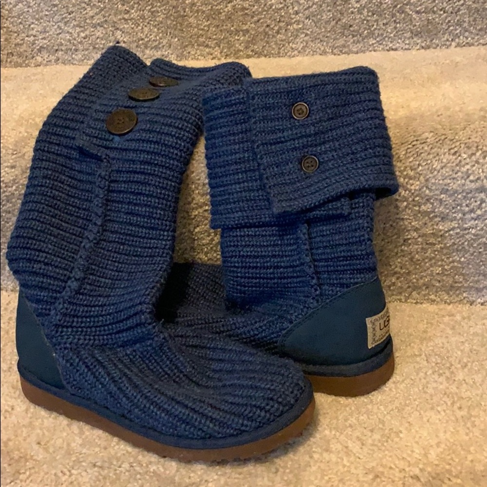 Women’s UGG knit knee high boot